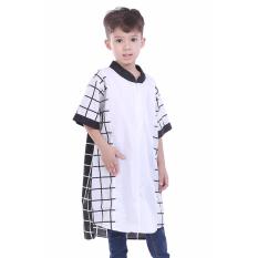 TDLR Baju Muslim Anak Laki-laki / Baju Koko Anak Laki-laki - Bahan Cotton - BW Square Kurta - TGG 1112