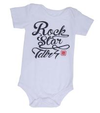 TDLR TGP 0331 baju stelan bayi - bahan cotton combed - lucu dan bagus (White)