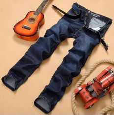 Sepuluh. F 2017 New Jeans Pria, Setengah Baya Lurus Eropa dan Amerika Mikro Elastis Pria Denim Celana Panjang, Musim Semi dan Musim Panas Kasual Pria Pakaian-Intl