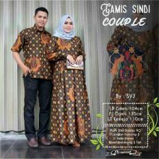 Terbaru!! Baju Batik Solo. Batik Ayusari. Couple Gamis Batik Sindi
