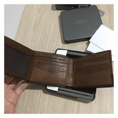 Terbaru Dompet Pria Fossil Original - Fossil Ian Wallet Brown Multi - Kdstr