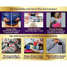 Terbaru Dompet Pria Wonder Wallet - Isi 24 Kartu - As Seen On Tv - Kdstr
