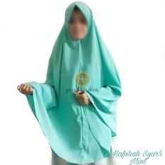 TERLARIS Hafshah Syar'i Mint Khimar Wolfis Pet Antem Sepaha by Hijab Syahida