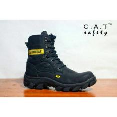 Terlaris ! Sepatu Boots Safety Ujung Besi Cat Caterpillar Men - 977Ea9