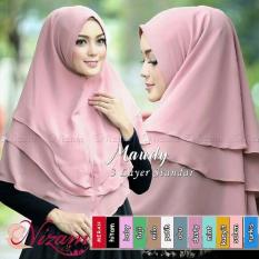 Termurah Jilbab Instan Maudy Khimar 3 Layer