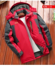 Tesco Jaket atau Kasmir Mantel Tebal Tide Pria Gunung Pendakian Hangat Luar Ruangan Dingin Ukuran Besar Bulu Wetsuit-Internasional