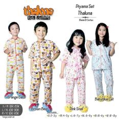 Thaluna Kids Piyama Set New - Baju Tidur Anak Katun - Jual Baju Tidur