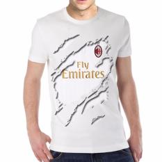 Thanks Mother Kaos Distro kaos 3d kaos pria kaos bola Ac Milan Jerseyy Away - Putih