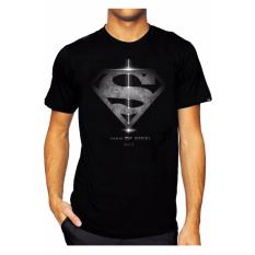 Thanks Mother Kaos Distro kaos 3d kaos pria kaos superhero Superman Man Of Steel - Hitam