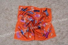 The 55 CM mulberry silk towel TRUE silk inclined line silk fabric small kerchief Fashion Hijab - intl