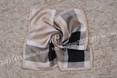 The 55 CM mulberry silk towel TRUE silk inclined line silk fabric small kerchief Fashion Hijab - intl
