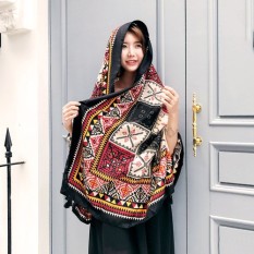 Di Melakukan Obeisance Turban Bohemia Beberapa Apa Totem Bunga Tassels Syal Besar Jilbab-Internasional