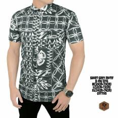 the most Kemeja Pendek Corak cream short slevees fashion pria kameja polos casual formal kantor kerja kameja distro kaos oblong kameja