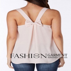 Baru Gaun Chiffon Blus EBay Jual Lewat Eropa dan Amerika Serikat Hit Kembali Di Belakang Bowknot Membuat Condole Belt-Intl