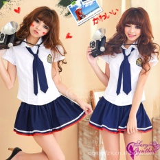 The New Sexy Siswa Mengambil Sekolah Memakai Seragam Temptation Ds Kostum Cheerleading Seragam Role Playing-Intl