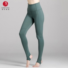 Ratu Pakaian Yoga Perempuan Autumn Baru Workout Yoga Celana Pinggang Pelangsing Kebugaran Kaki Celana #6644-Intl