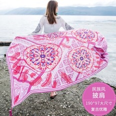 The race breeze personality stamp-tax widens the trip sun protection turban in scarf street Great Hijab - intl