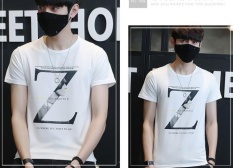 Musim Panas T-shirt Pria Lengan Pendek Body T-shirt untuk Tren Pemuda-Intl