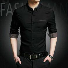 Theclover kemeja pria lengan panjang TOPMAN