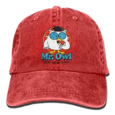 Therine Mr. Burung Hantu Berapa Banyak Menjilat Dewasa Denim Ayah Polos Bisbol Topi Topi-Internasional