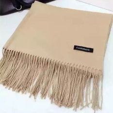 Thickness of Muslim turban pure cotton flow of autumn and winter pure color Sleek and versatile cotton long masks in the Hui cover head hijab, - intl