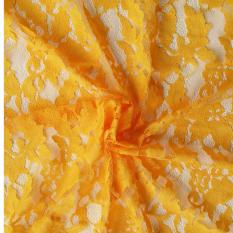 Tiara Kain Etnik Bahan Kebaya Kain Brokat/Lace SemiPrancis (kuning)