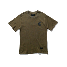 Trendi Kaos Gaya Jepang Lengan Bang Pendek Baju Dalaman Katun Gambar (Tentara Hijau)