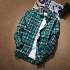 Kemeja Gaya Jepang Musim Gugur Baju Dalaman Pria Kasual (Nomor 9 warna)
