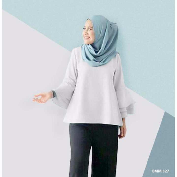 Tifani Top - Putih / atasan wanita / blouse wanita