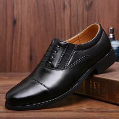 Musim dingin pakaian formal bisnis 07b perwira militer cara buat tiga konektor Sepatu Kulit 07A Kapten bintara tiga Sepatu Kulit sepatu pria