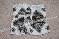 Tiny Xia processing*pay first to get first*90 CM true silk inclined line silk fabric generous towel mulberry silk towel scarf turban RH63 - intl