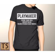 Tismy Store Kaos Playmaker #1 - Hitam