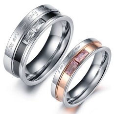Titanium Cincin Couple / Tunangan / Kawin CR026