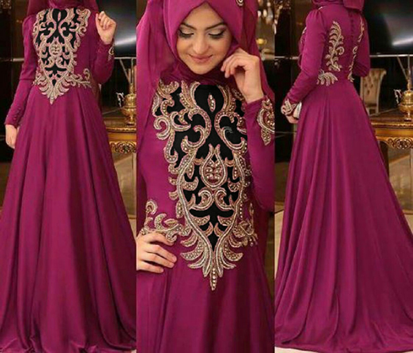 TOKOKU Dress Muslim Maxi Safirah - (Fanta)