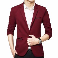 Tom Browne - Jas Pria Casual - Jas Pria Leisure Style - Jas Pria Street Style - Jas Pria Casual High Class - Maroon