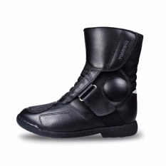 Tomkins Sepatu Motor The Getaway - Hitam
