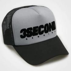 TOPI 3SECOND - PUTIH HITAM