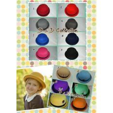 Topi Anak Topi Bowler Topi Fedora Chaplin Anak - Bd6cce
