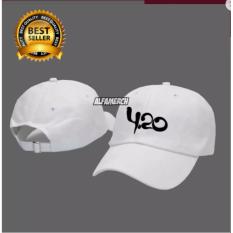 TOPI BASEBALL BASEBAL PUTIH Murah 420 KEREN - ALFAMERCH