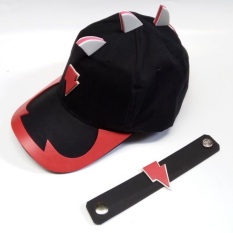 Topi Boboiboy Halilintar Hitam Size S + Gelang