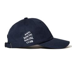 TOPI DISTRO I BASEBALL ANTI SOCIAL SOCIAL CLUB I TOPI ASSC Nevy