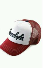 TOPI JARING TRUCKER MERAH PUTIH GREENLIGHT 01