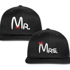 Topi Mr And Mrs Couple New Edition/Pcs Murah