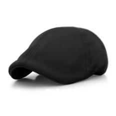 Topi pet / Newsboy - Warna Hitam