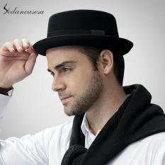 topi pork pie fedora hat oval beludru laken pita hitam di lapak pride kustom pridekustom