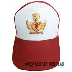 Topi SD Sekolah Dasar, Topi Seragam SD, Topi Pakaian Sekolah, Topi SD, Topi Bordir (TSS001-01)
