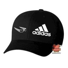 TOPI SNAPBACK FLEXFIT(TANPA JARING) ADIDAS-HITAM