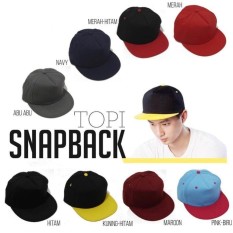 topi snapback hiphop polos