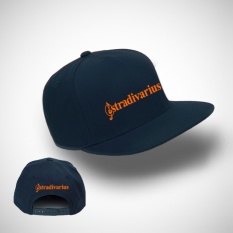 Topi Snapback Stradivarius orange Nevy Premium