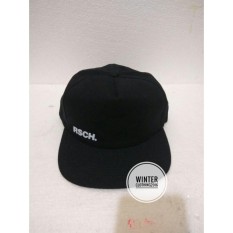 topi snapback(tanpa jaring) rsch,hitam